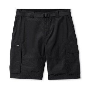 Columbia Black Kestrel Trail Omni-Wick UPF 50 Cargo Shorts Sz 32 12" Inseam NWT
